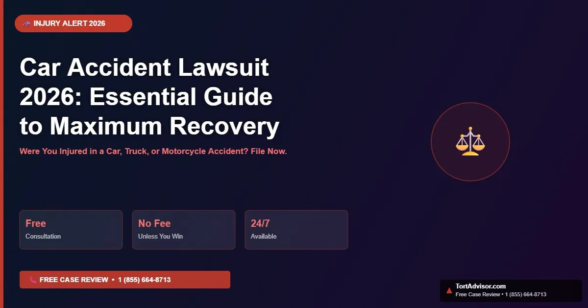 Car Accident Lawsuit 2026: Essential Guide to Maximum Recovery car accident lawsuit 2026