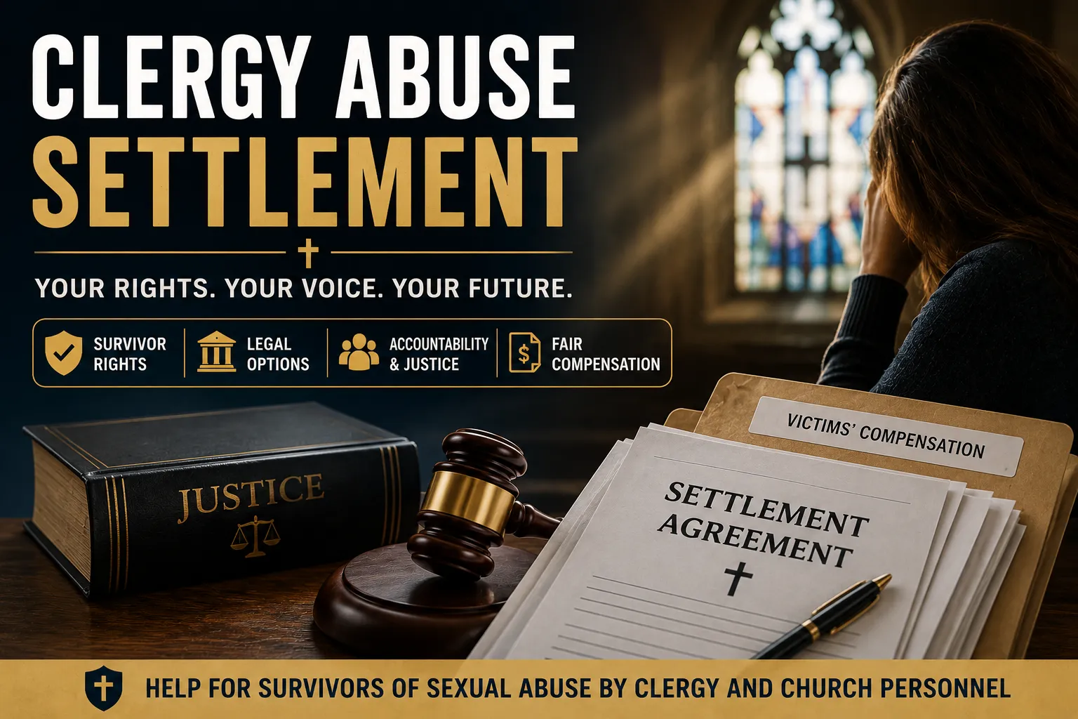 Clergy abuse settlement 2026 amounts, payouts and survivor compensation